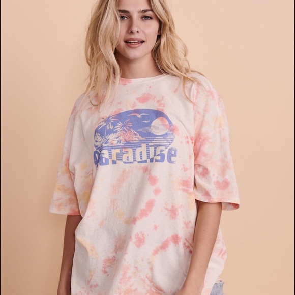 🔆BILLABONG🔆 SUN AND SEA SHORT SLEEVE TIE DYE - Picture 6 of 12